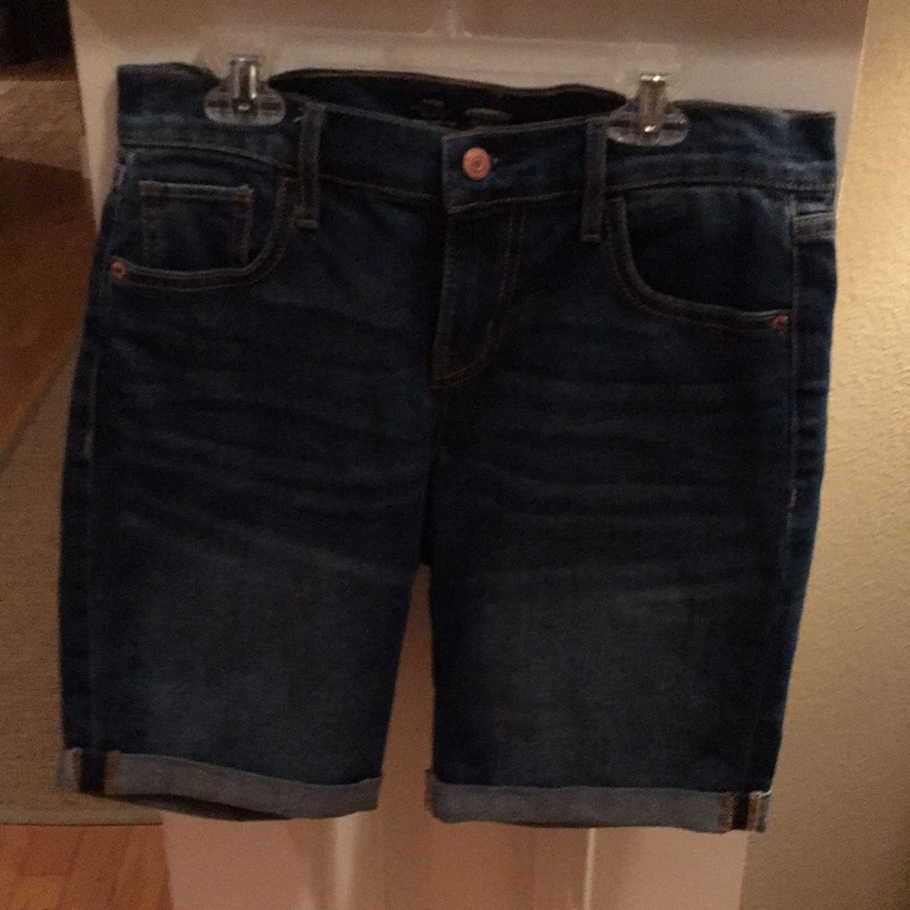 Old Navy Fitted Stretch Denim Shorts